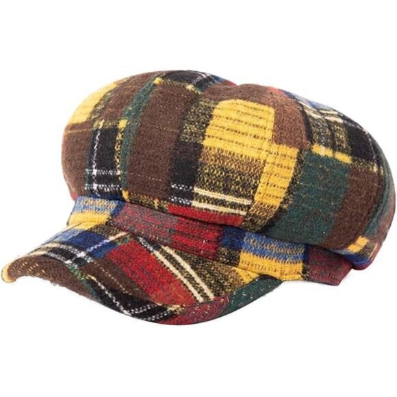 Women’s Wool Newsboy Hat Winter Warm Fashion Pageboy Cabbie Cap Beret main image 5